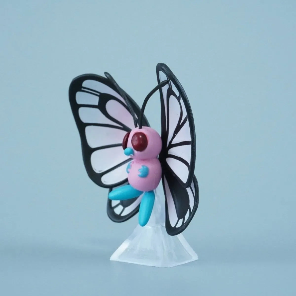 Standard & Pink Shiny Butterfree Figures