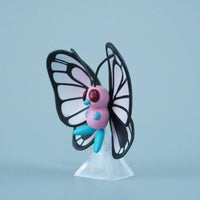 Standard & Pink Shiny Butterfree Figures