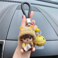 Monchhichi Munchies Bell Keychain