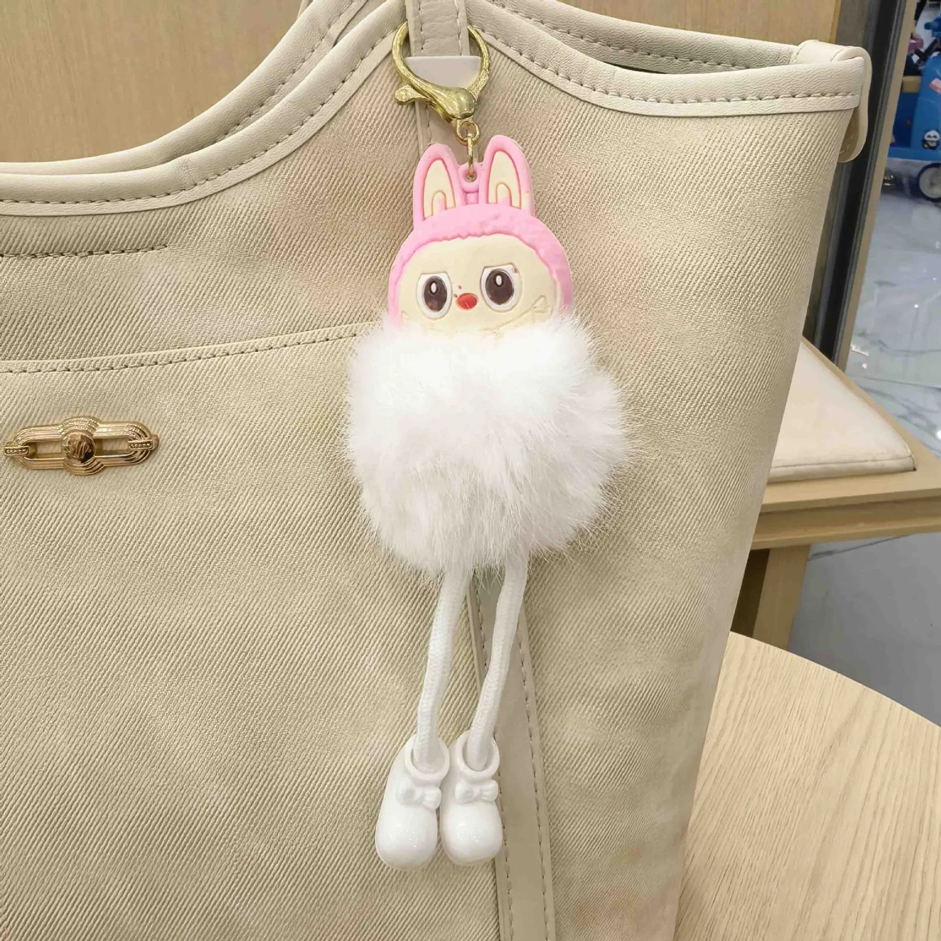 Labubu Long-Legged Plush Keychain