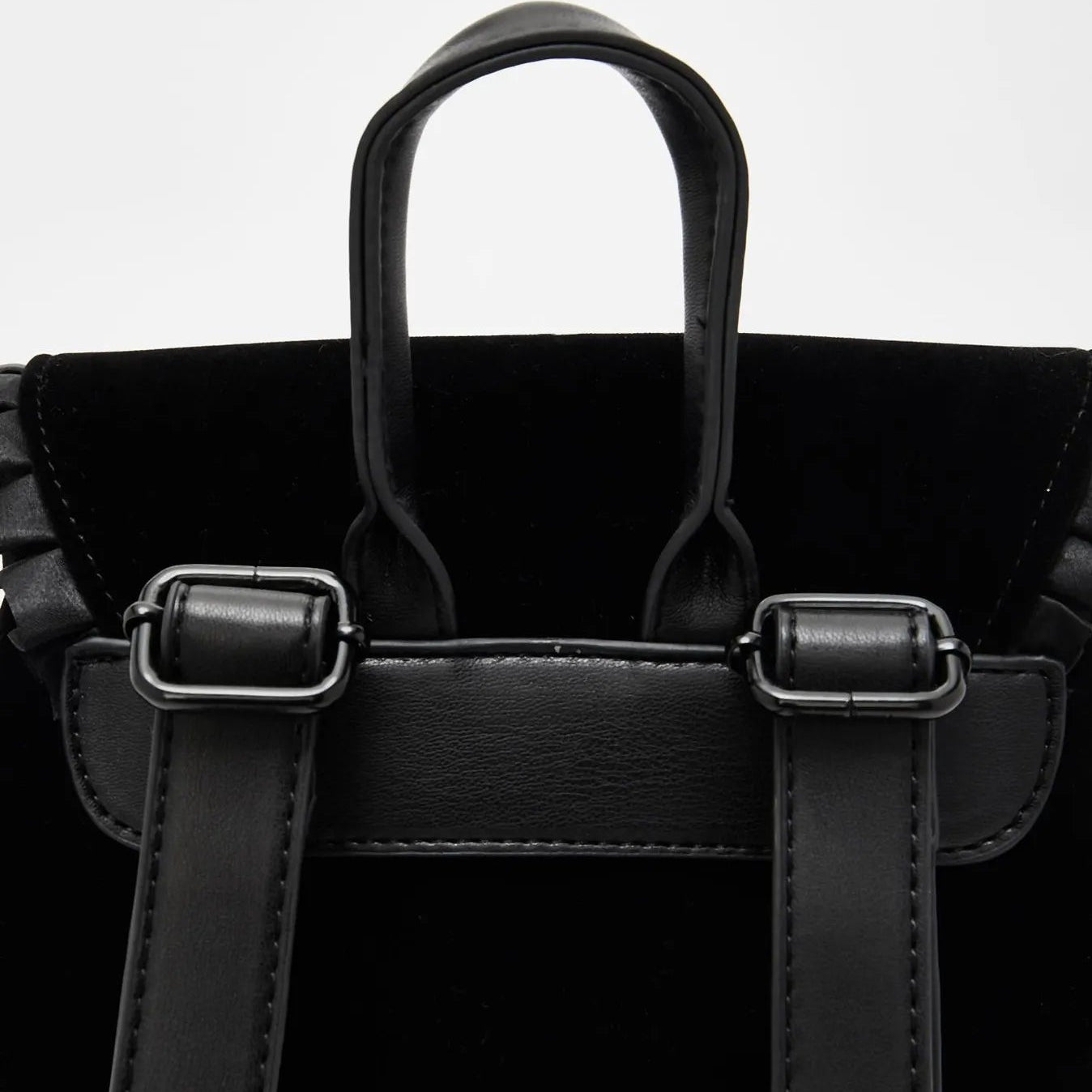 Nocturnia Midnight Hex Gothic Velvet Backpack