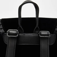 Nocturnia Midnight Hex Gothic Velvet Backpack