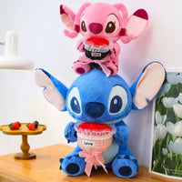Stitch & Angel Romance Bouquet Plushie (30 cm)
