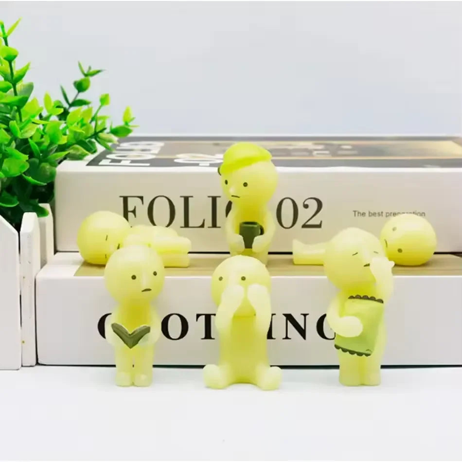 Smiski Bedroom Series Glow In The Dark Figurines