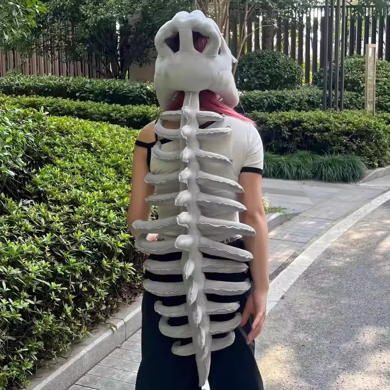 Wearable Dino-Bone Plushie