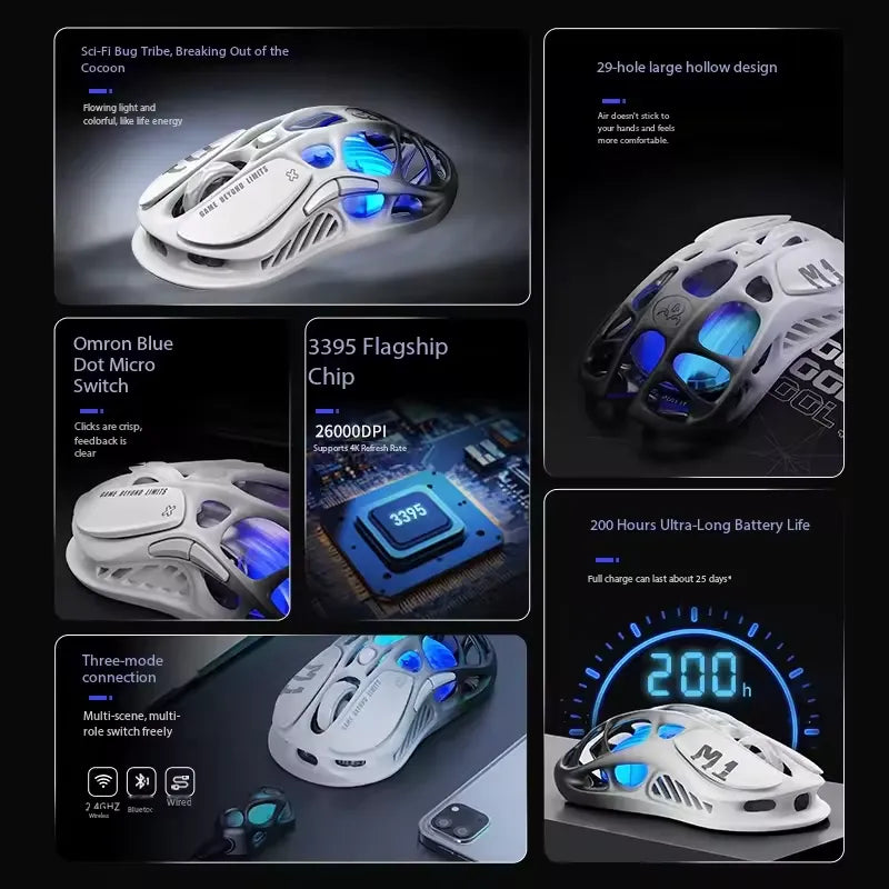 Gravastar Mercury M1 Pro Gradient Black Mouse