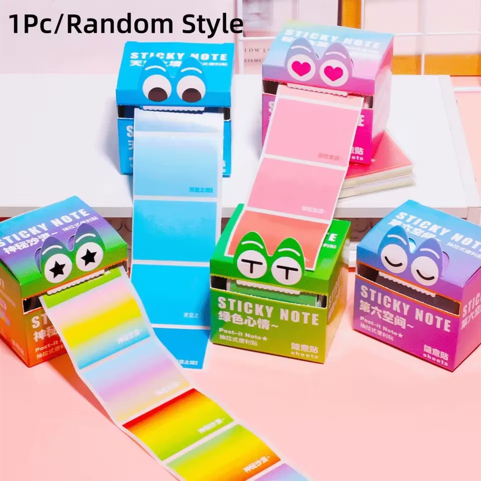 Big-Eyed Monster Pop-Up Pull-Out Sticky Notes