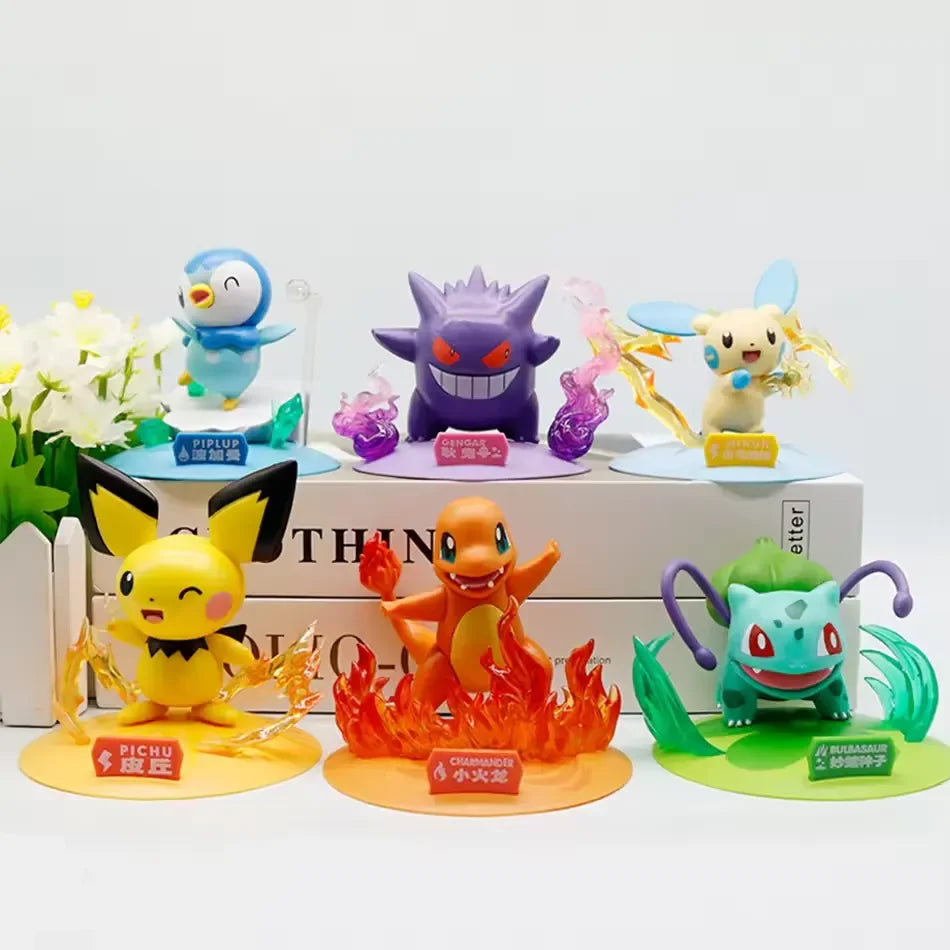 Pokemon Elemental Squad Figurines