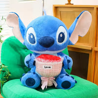 Stitch & Angel Romance Bouquet Plushie (30 cm)