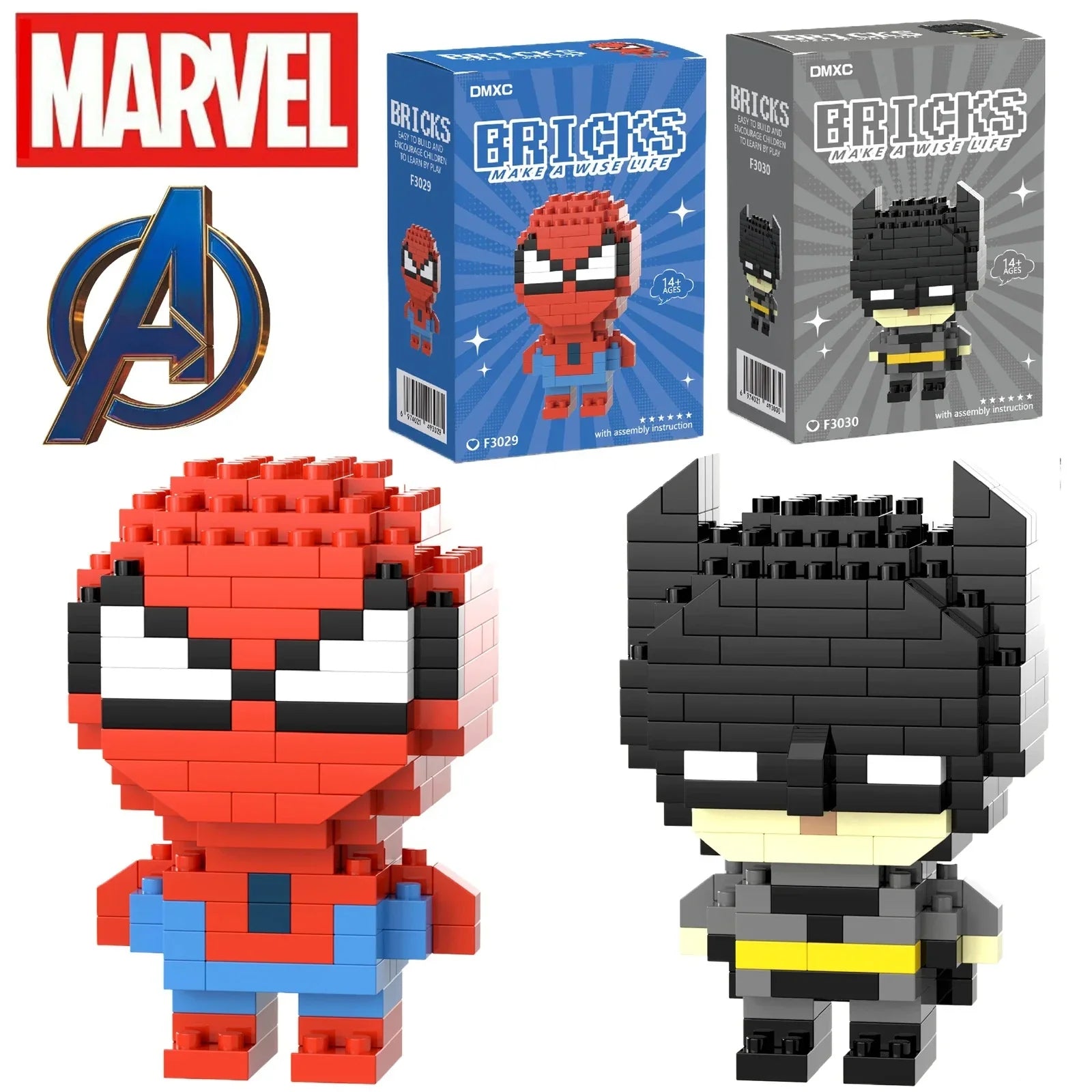 Bricks Superheroes Micro Building Blocks
