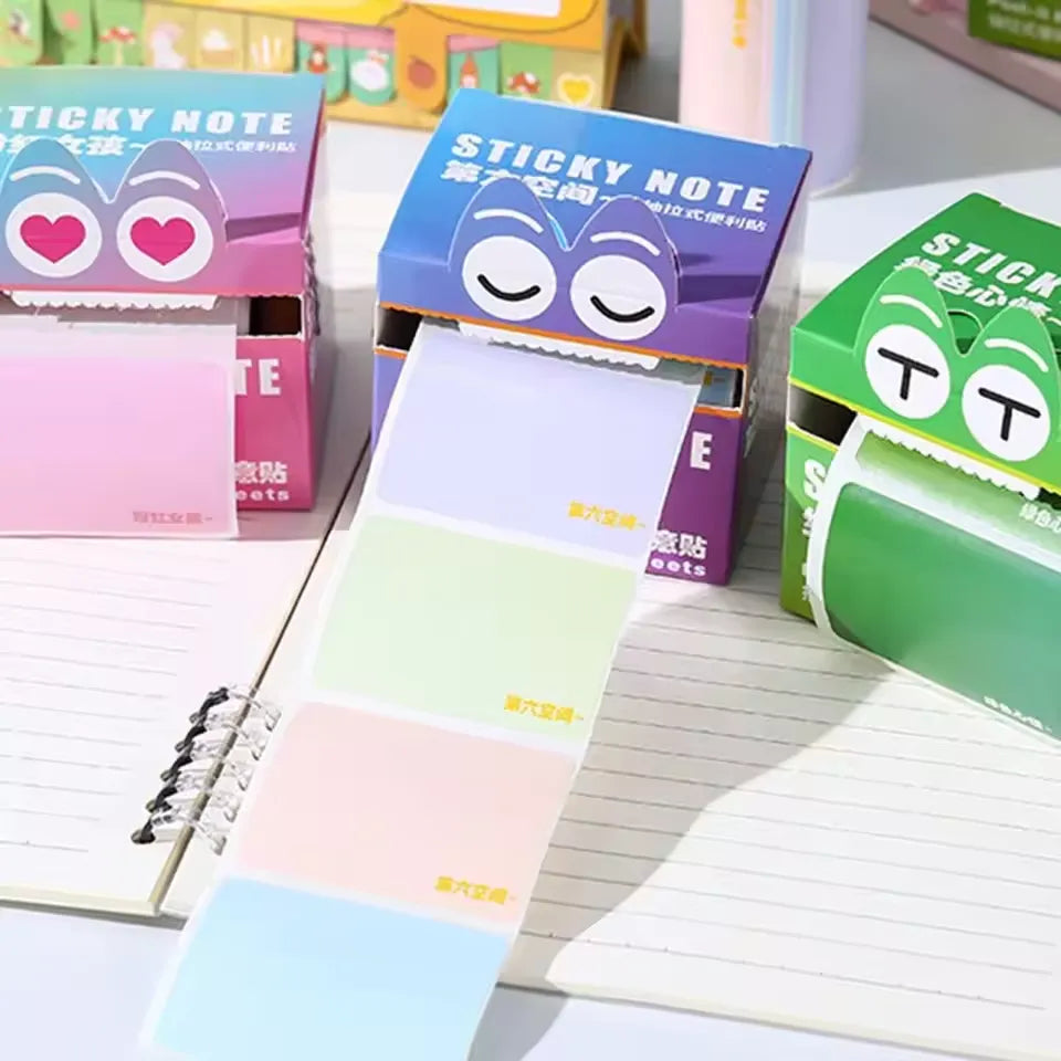 Big-Eyed Monster Pop-Up Pull-Out Sticky Notes
