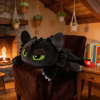 Night Fury Toothless Premium Lying Plush Pillow (35 cm)