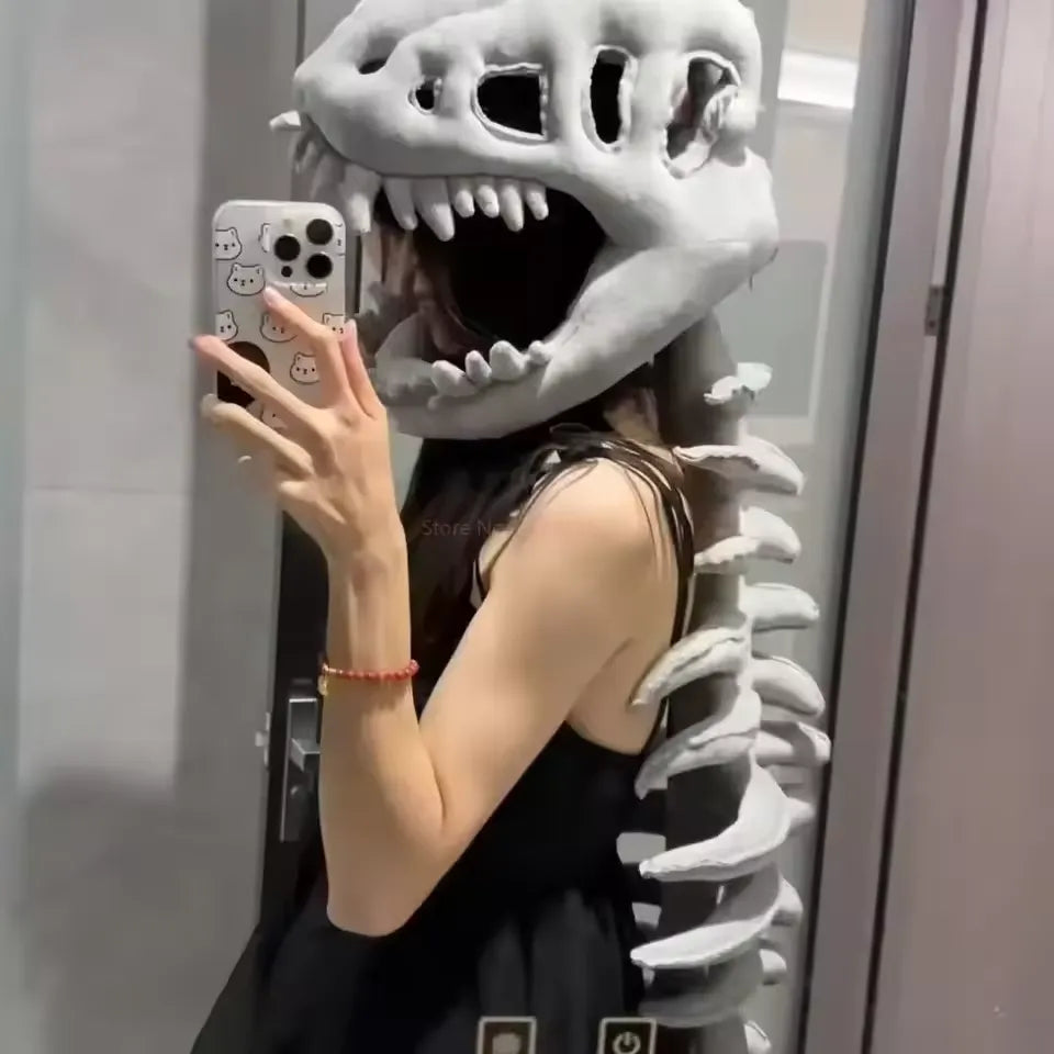 Wearable Dino-Bone Plushie