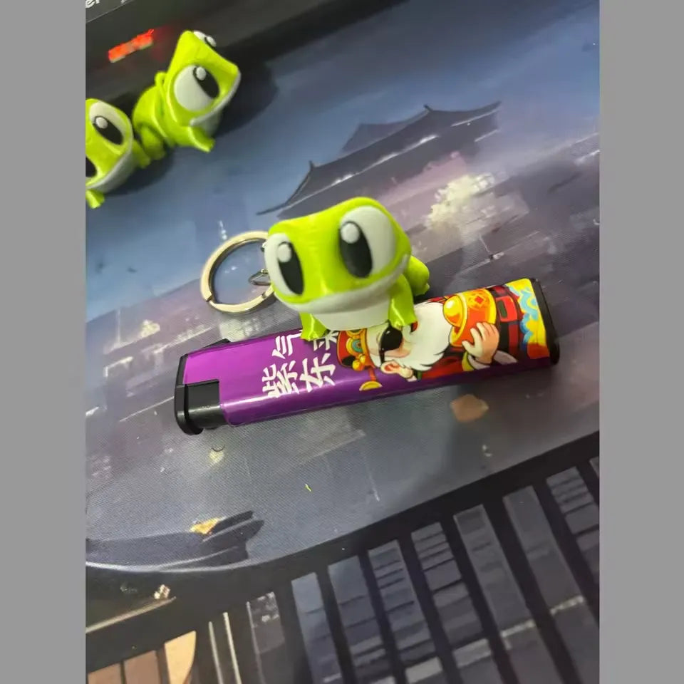 Mood Booster Little Frog 3D Keychain