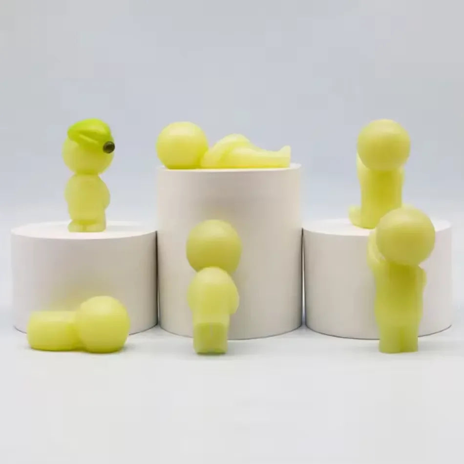 Smiski Bedroom Series Glow In The Dark Figurines