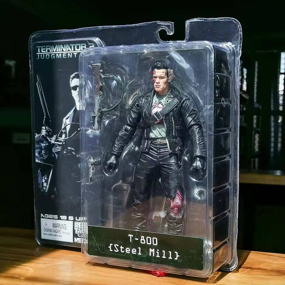 NECA Terminator T800 Steel Mill Figurine (18 cm)