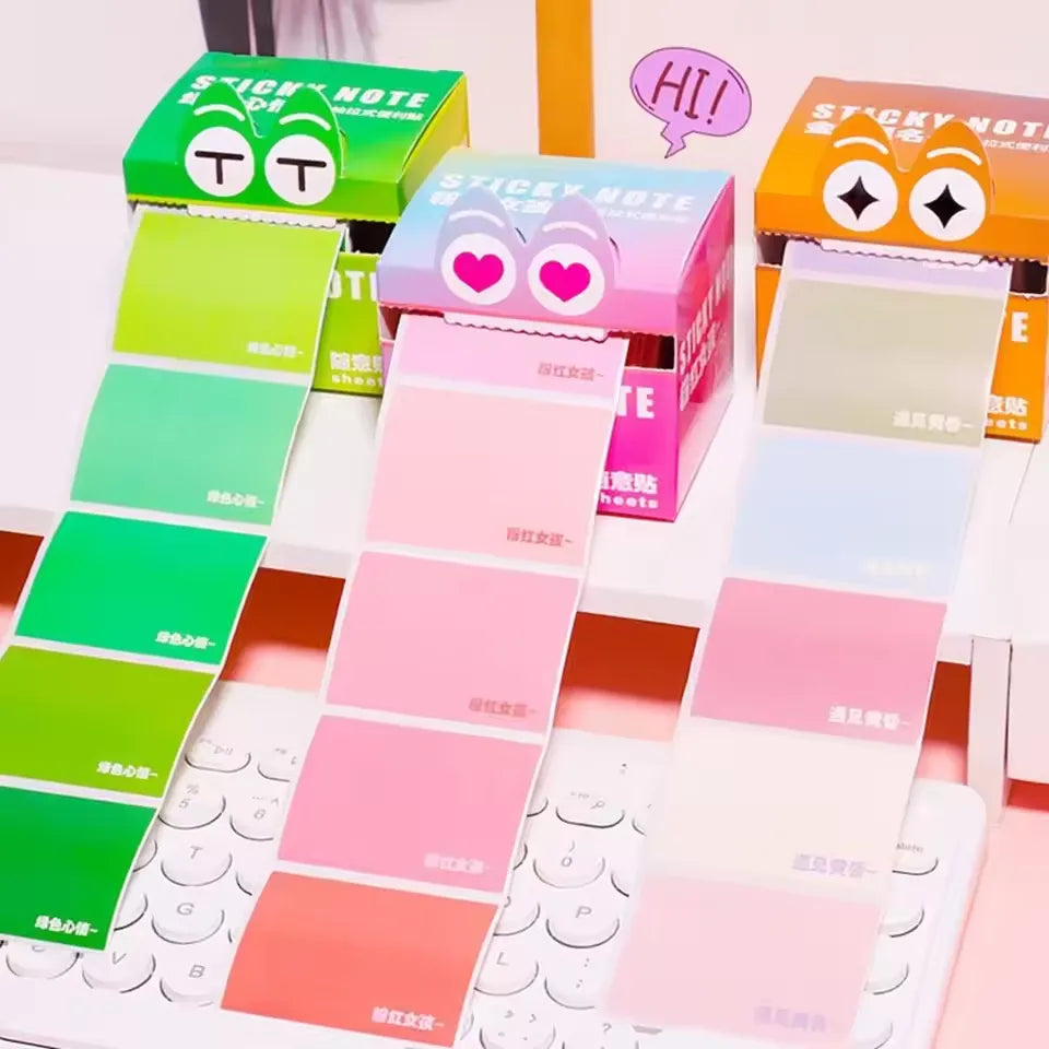 Big-Eyed Monster Pop-Up Pull-Out Sticky Notes