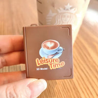 Coffee Shop 3D Folding Keychain