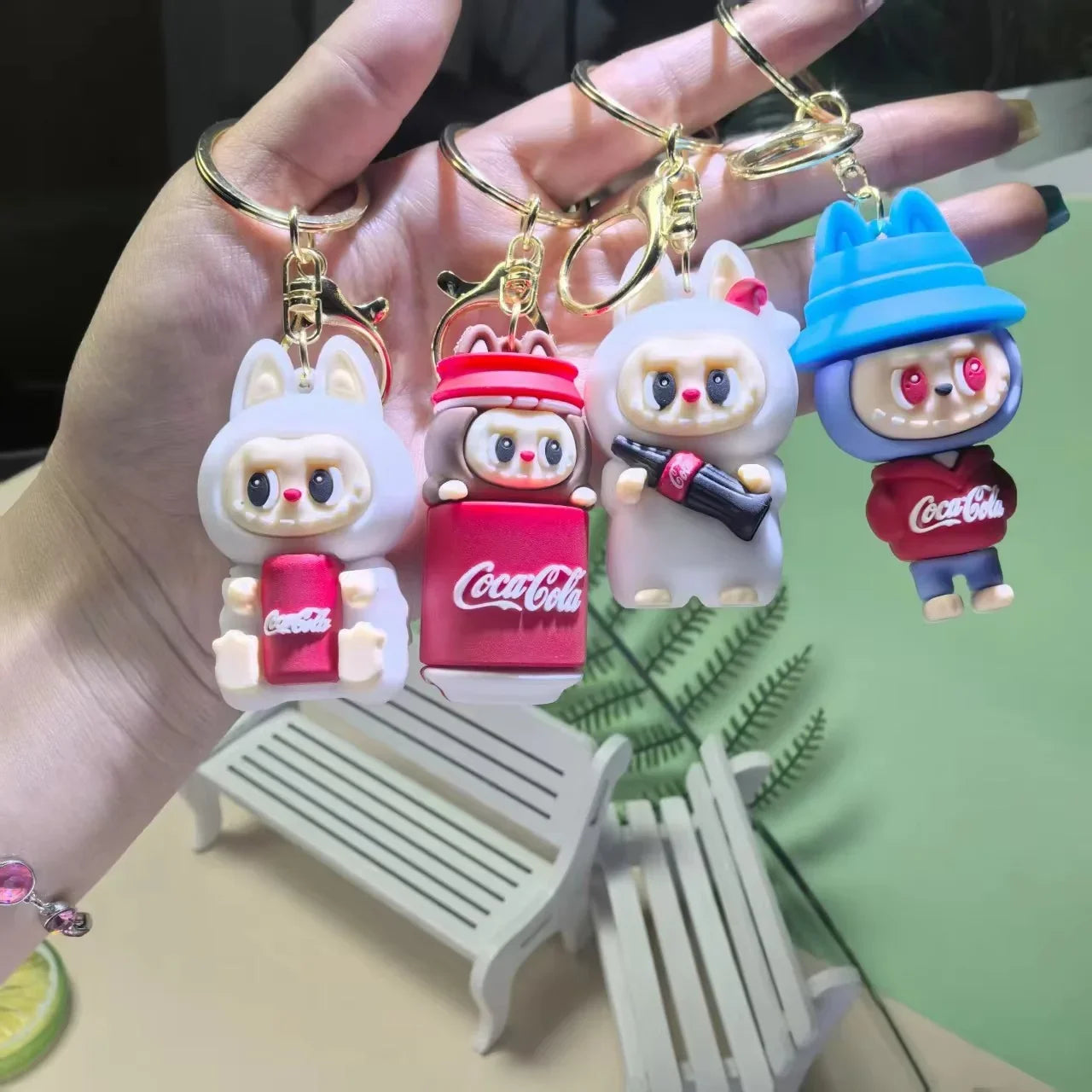 Labubu Cola Squad Blind Box Keychain