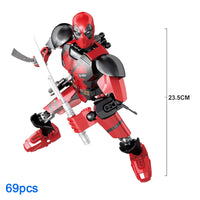 KSZ Superheroes Armor Mech Building Blocks