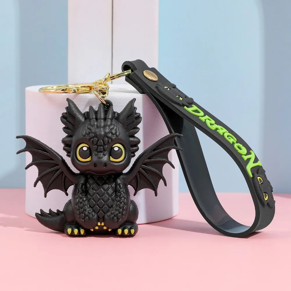 Toothless & Light Fury Elite Dragon Keychains