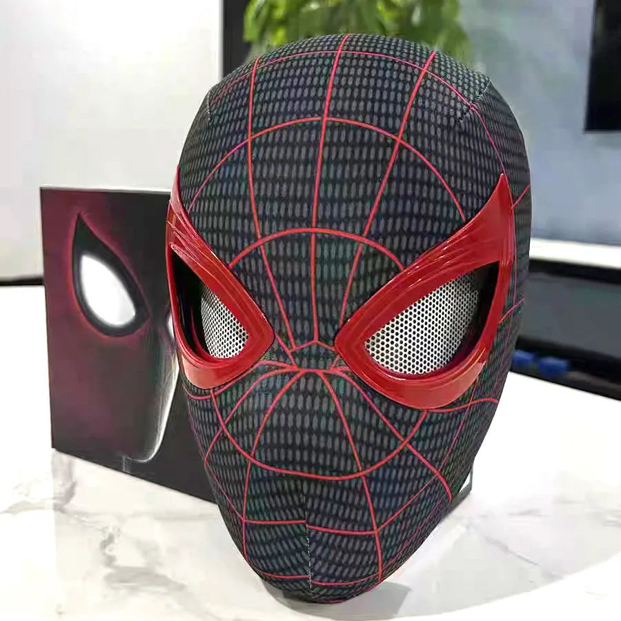 SpiderVision Luxe Mask: Spider-Man Mask with Moving Eyes