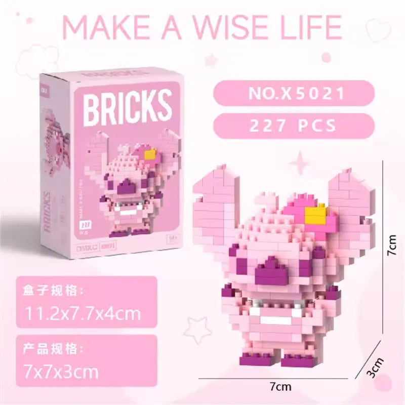 Bricks Stitch & Angel Micro Building Blocks
