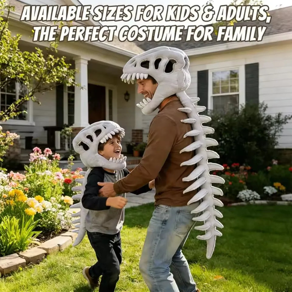 Wearable Dino-Bone Plushie
