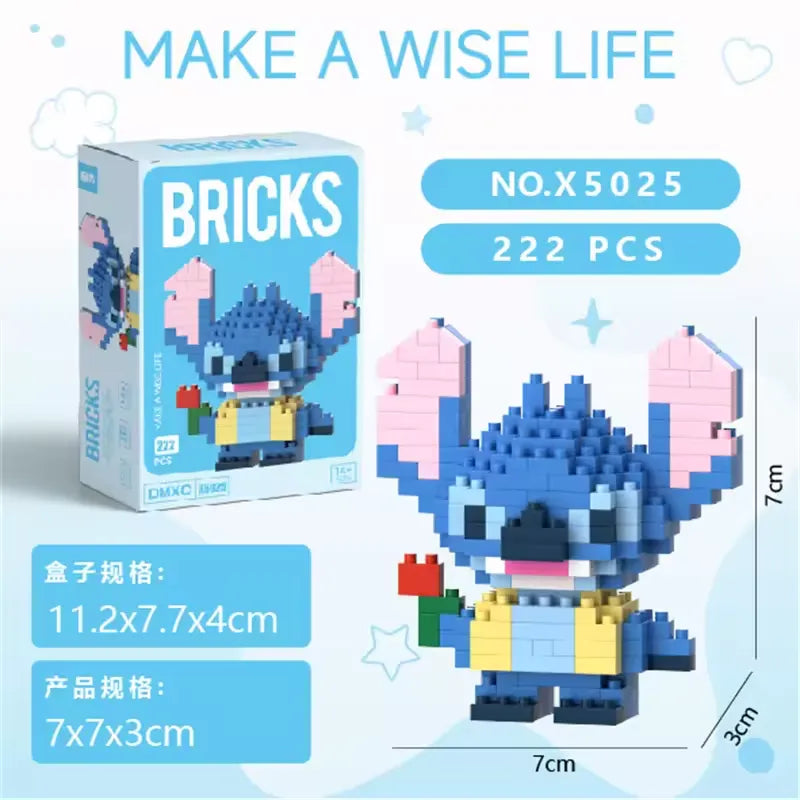 Bricks Stitch & Angel Micro Building Blocks