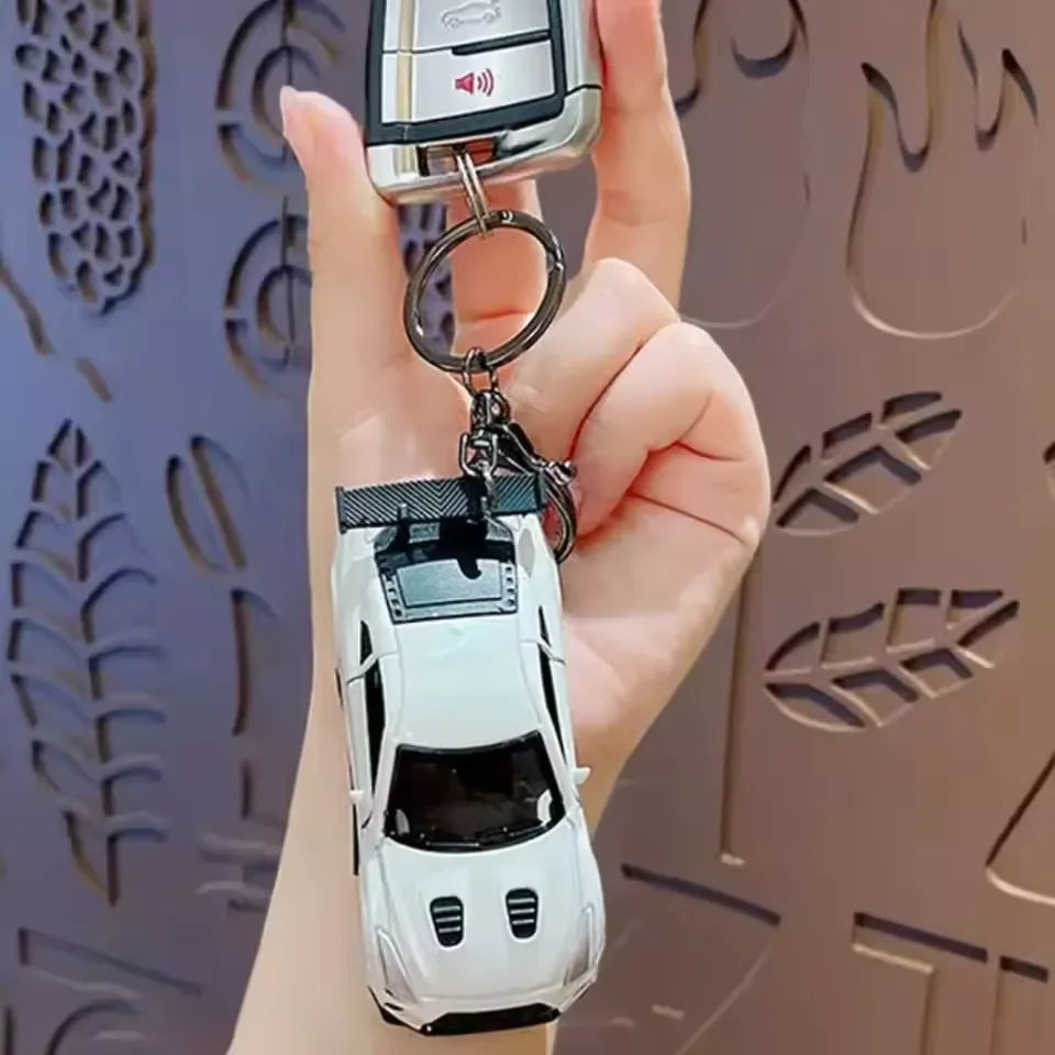 Apex Pullback Sports Car Keychain