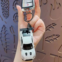 Apex Pullback Sports Car Keychain