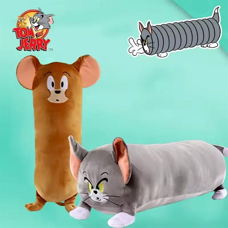 Tom & Jerry Cylindrical Long Pillow