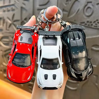 Apex Pullback Sports Car Keychain