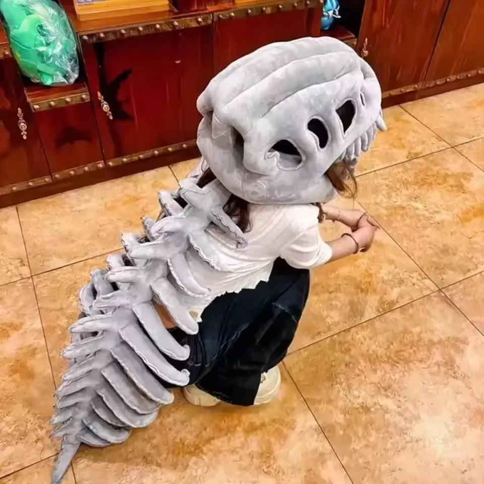 Wearable Dino-Bone Plushie