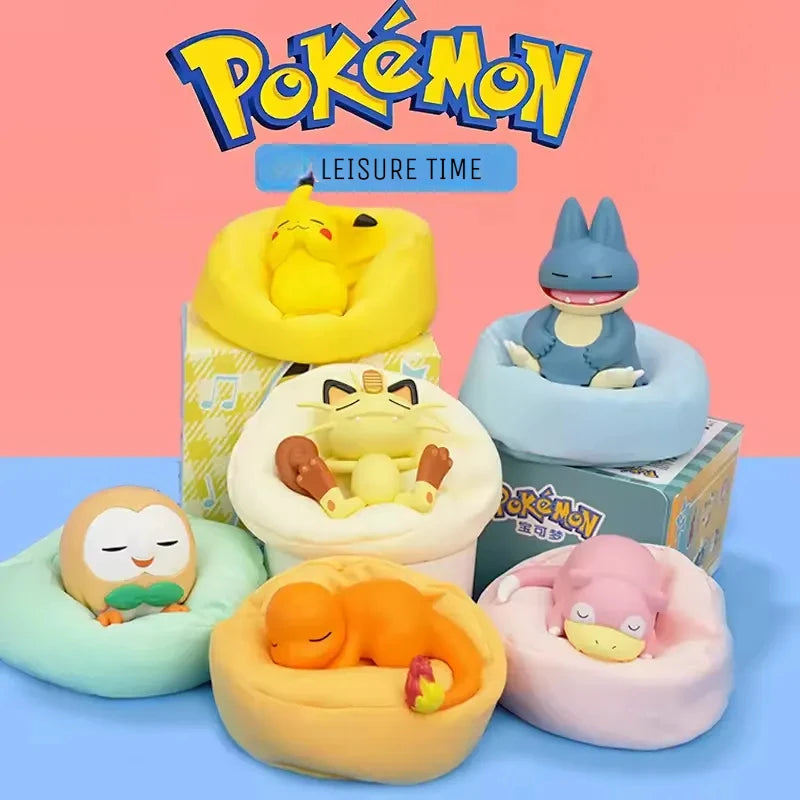 Genuine Pokemon Leisure Time Series Figurines