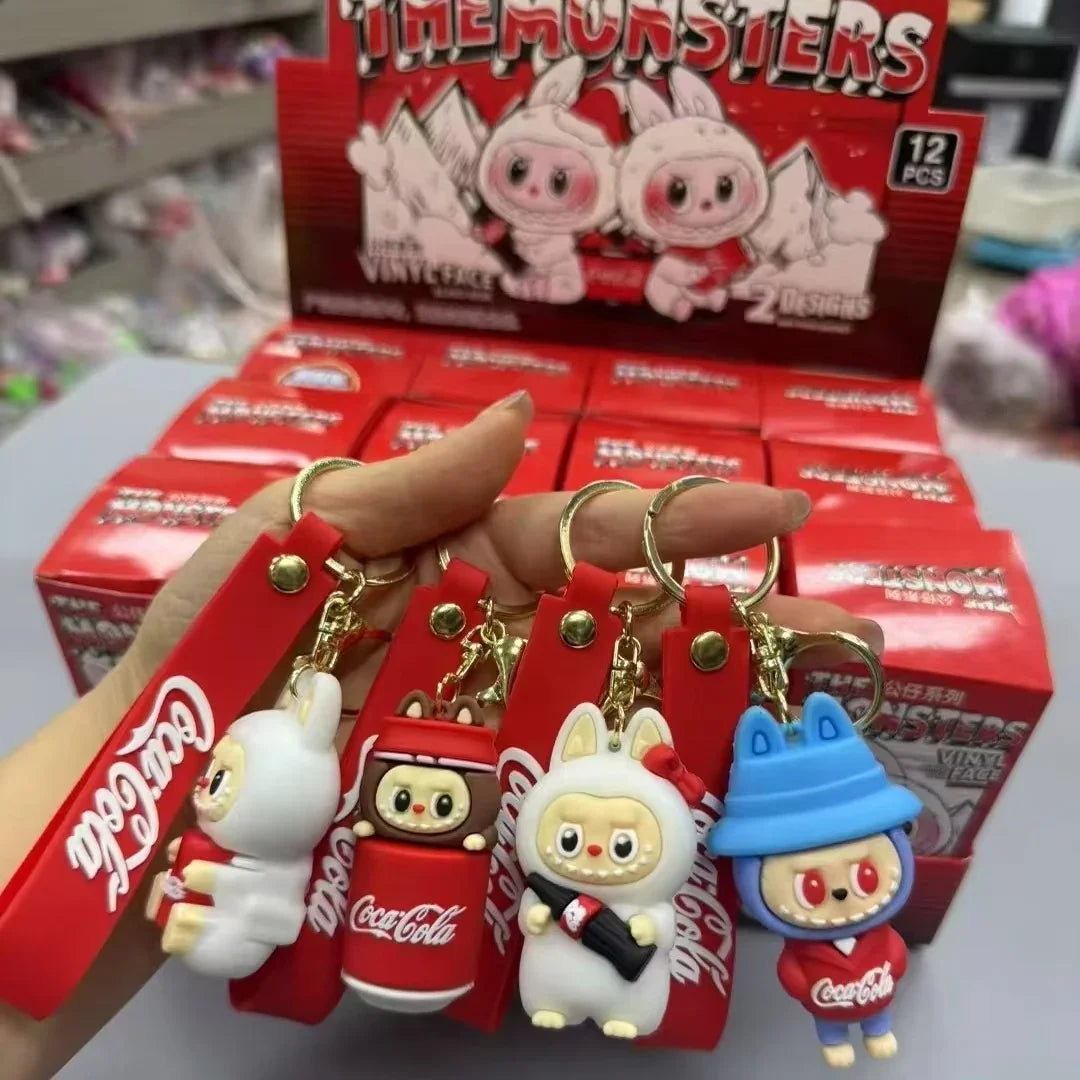 Labubu Cola Squad Blind Box Keychain