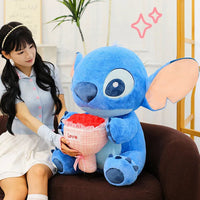 Stitch & Angel Romance Bouquet Plushie (30 cm)