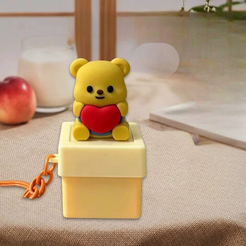 Butter Bear I Love You Fidget Keychain