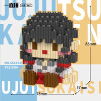 Jujutsu Kaisen Cursed Domain 3D Chibi Micro Blocks