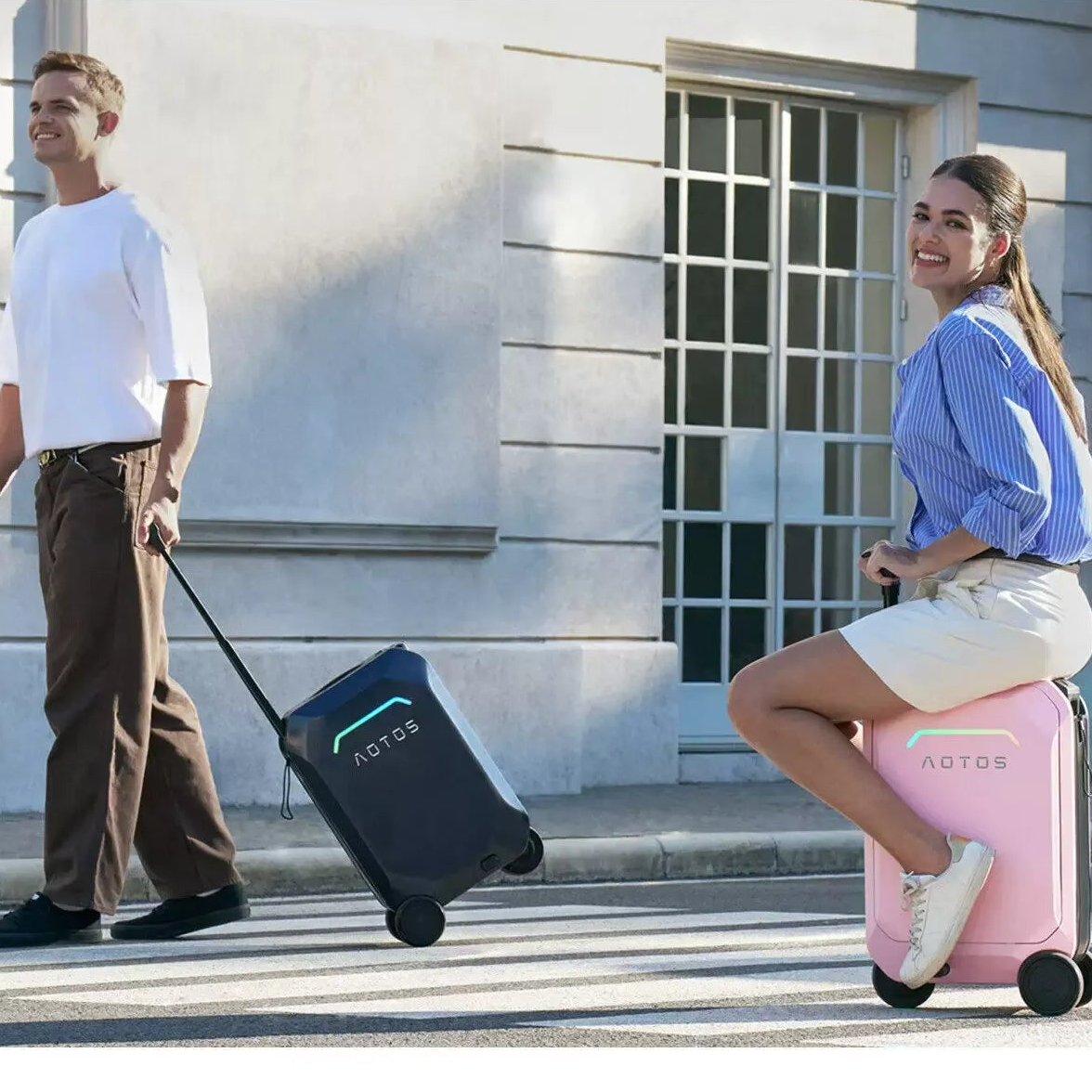 Aotos L2 Aero-Glide Smart Rideable Electric Suitcase