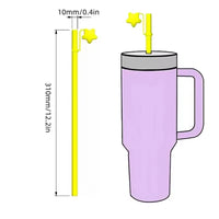 Star Shaped Silicone Straw for Stanley