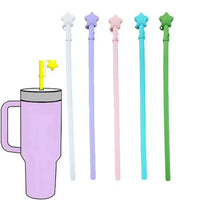 Star Shaped Silicone Straw for Stanley