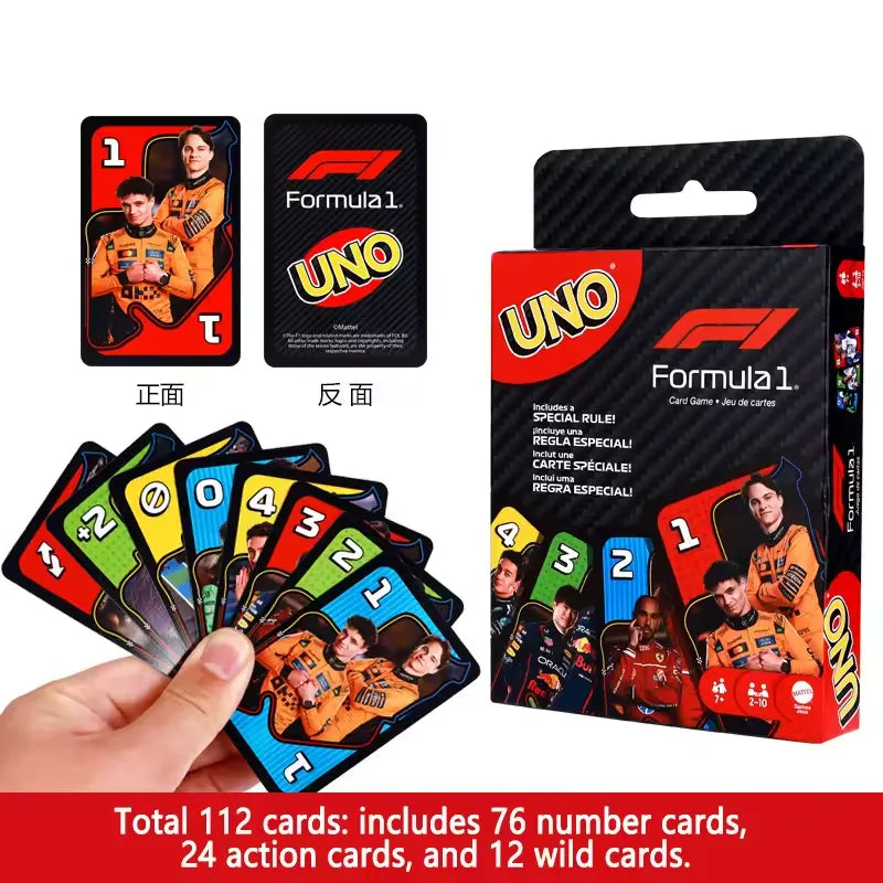 UNO Formula 1 Card Game