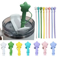 Star Shaped Silicone Straw for Stanley