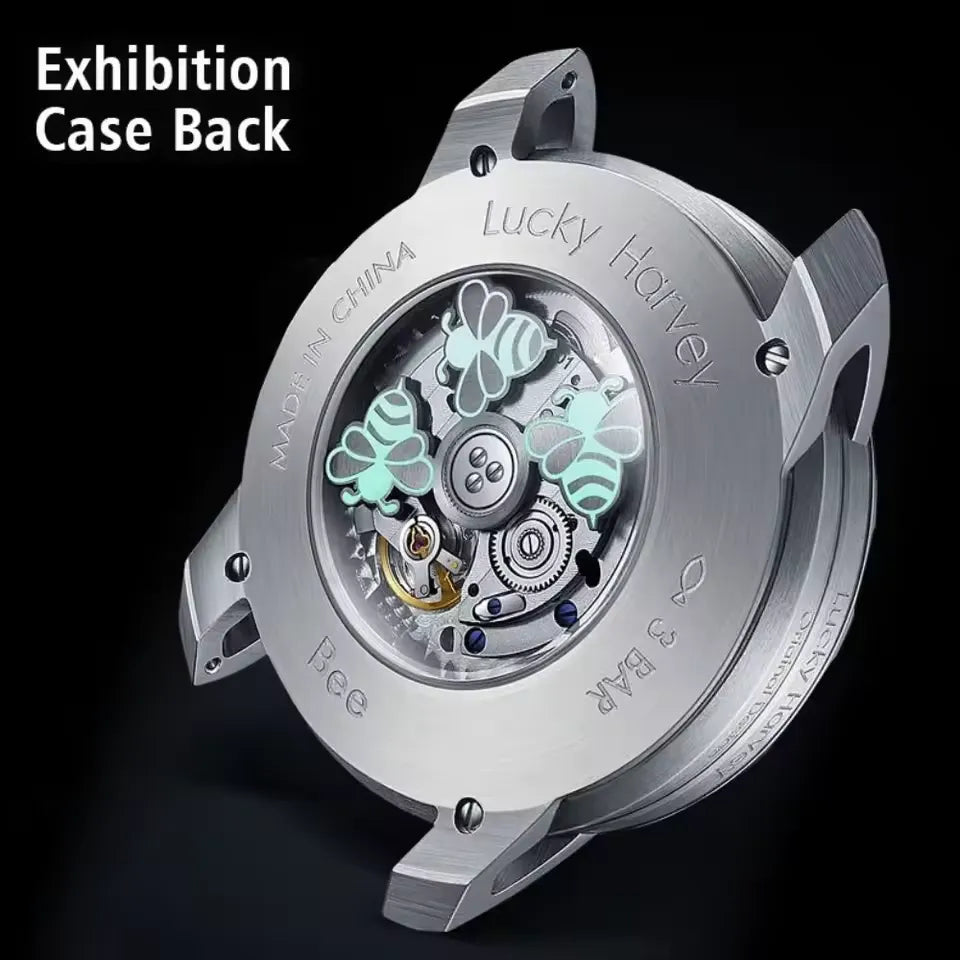 Lucky Harvey Master Series Kinetic Bee Mechanical Watch