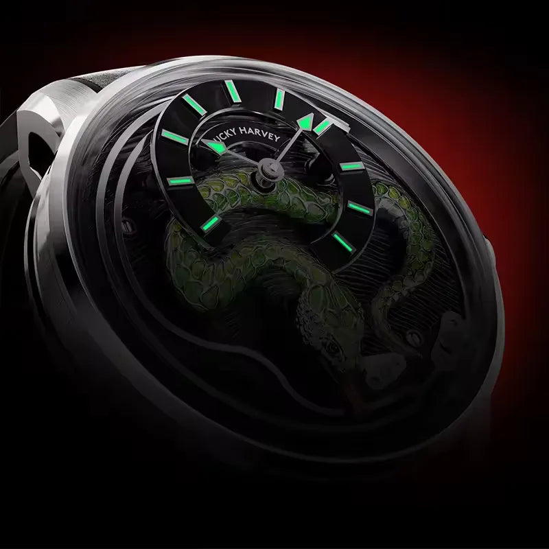 Lucky Harvey Serpent Kinetic Automatic Mechanical Watch