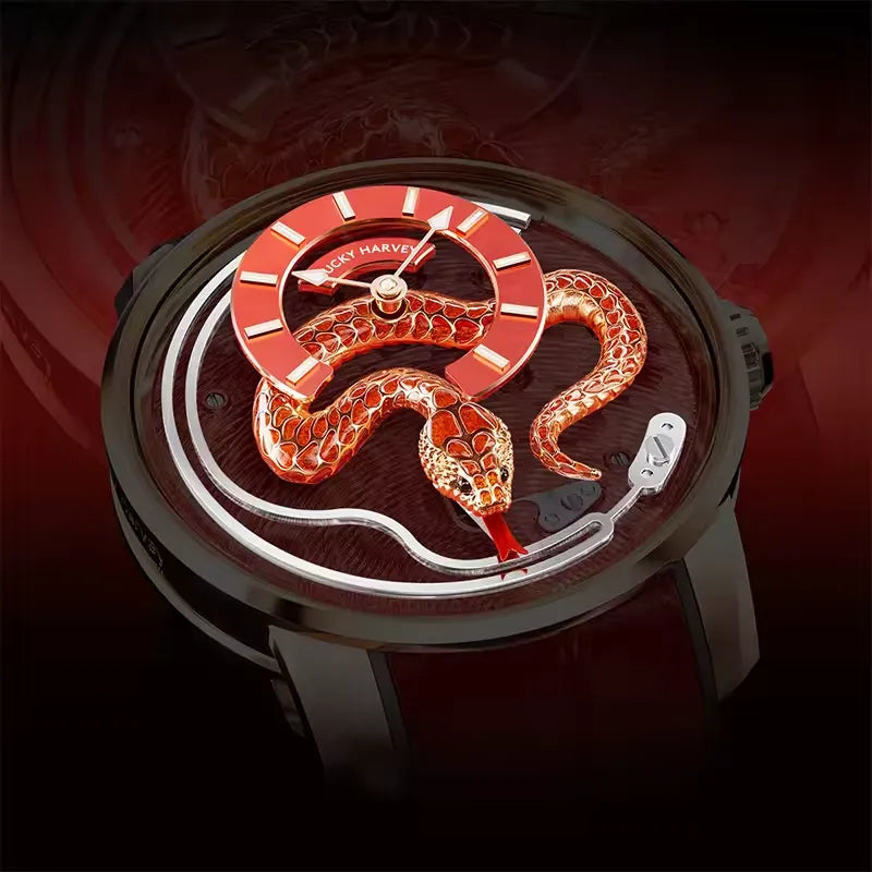 Lucky Harvey Serpent Kinetic Automatic Mechanical Watch