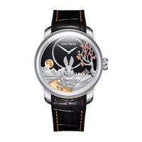 Lucky Harvey Lunar Harmony Jade Rabbit Kinetic Automaton Watch