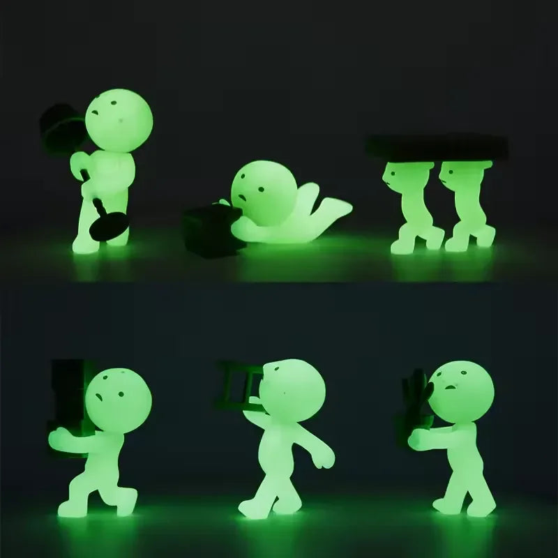 Smiski Moving Series Glow in the Dark Figurines