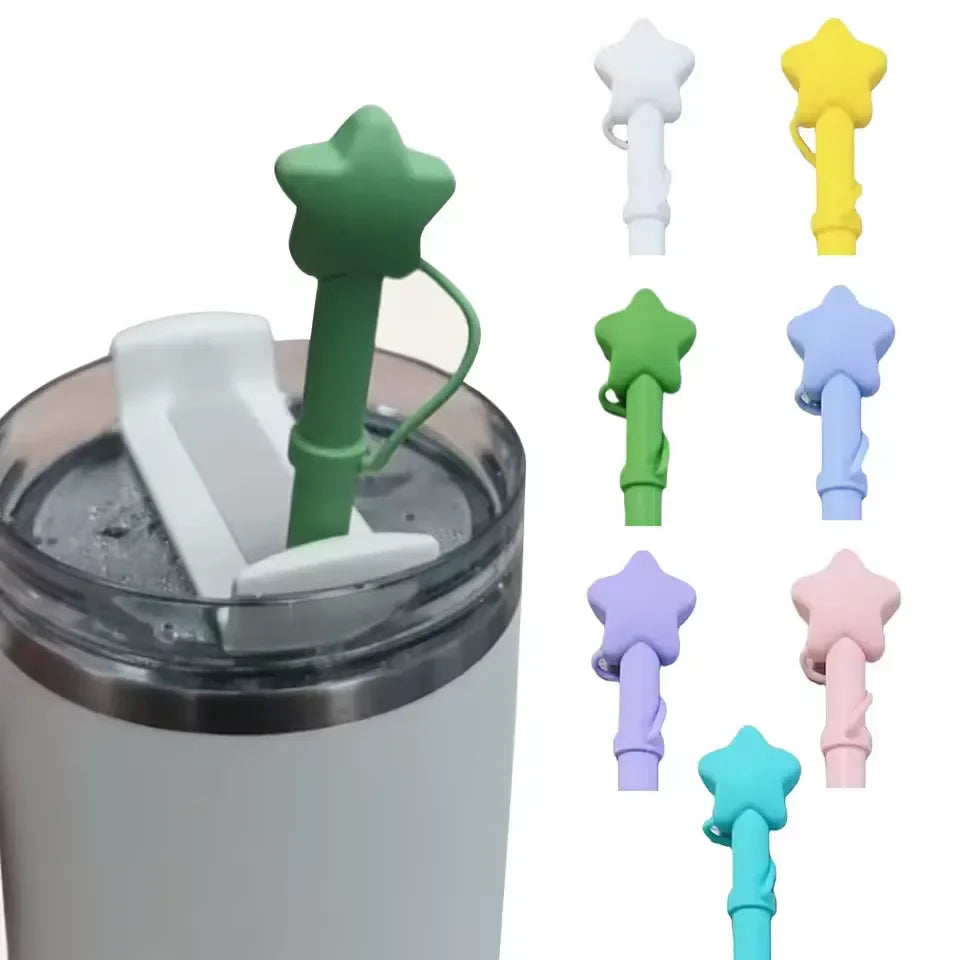 Star Shaped Silicone Straw for Stanley